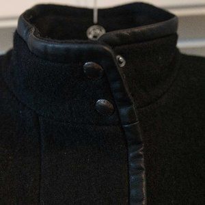 Banana Republic Mixed Media Wool Coat